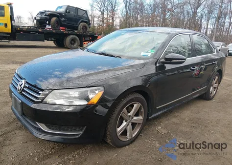 2012 Volkswagen Passat 2.5L Se from USA, damaged, VIN 1VWBP7A38CC040753